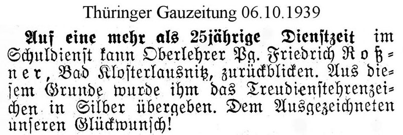 Thüringer Gauzeitung 06.10.1939